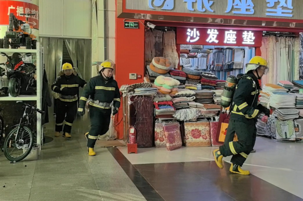 集團濟南市場開展消防實戰演練